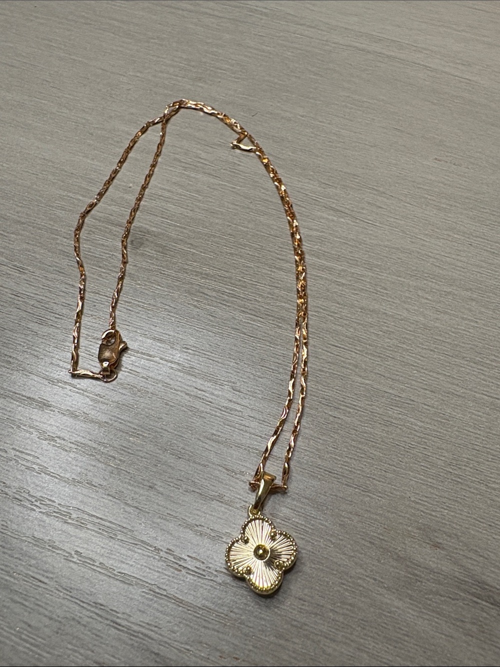 Gold Clover Pendant Necklace - Women Jewelry‎